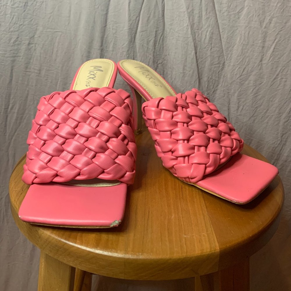 Mixx Shuz Pink Heel, Size 8.5